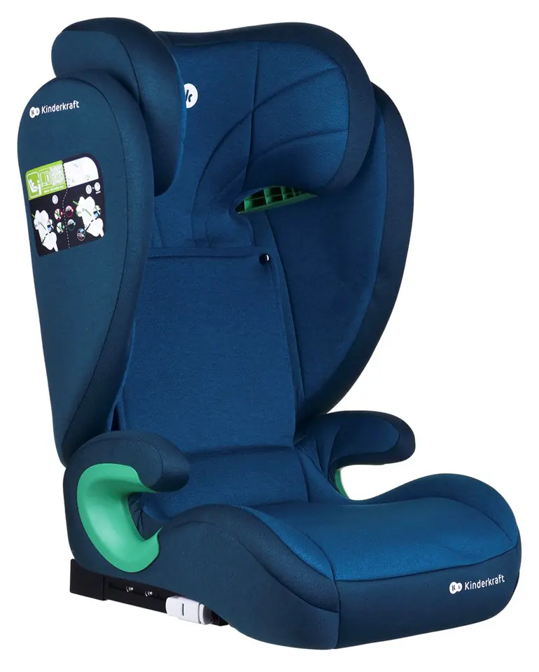 Kinderkraft Fotel Junior Fix 2 i-Size 100-150cm Harbor Blue w sklepie Wasserman.eu