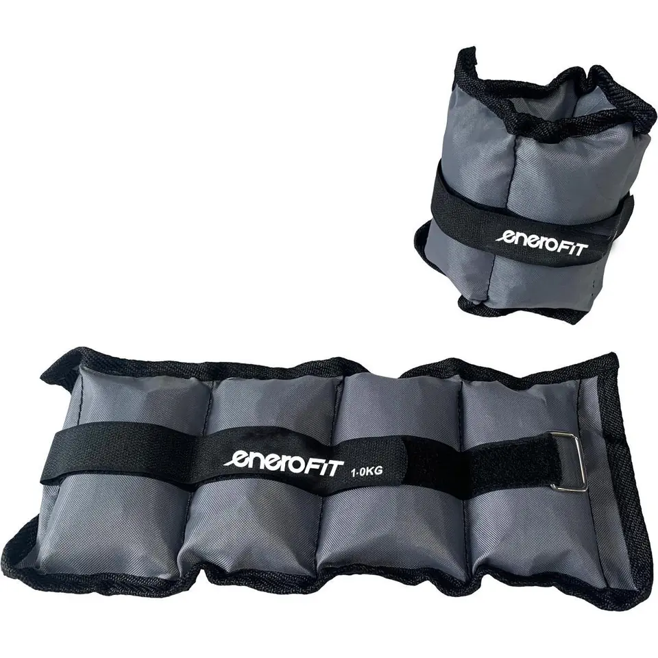 OBCIĄŻENIE NA PRZEGUBY SZARE 2KG (2x1KG) ENERO FIT w sklepie Wasserman.eu