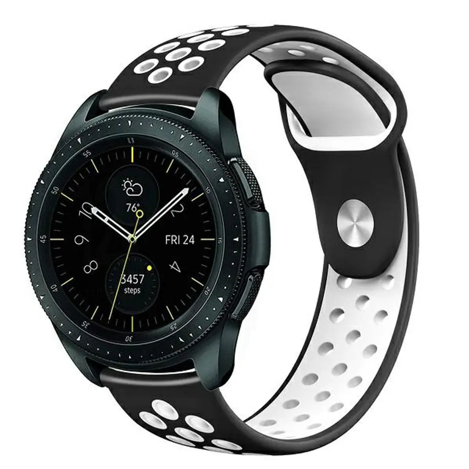 ⁨Beline pasek Watch 22mm Sport Silicone czarno-biały black/white box⁩ w sklepie Wasserman.eu