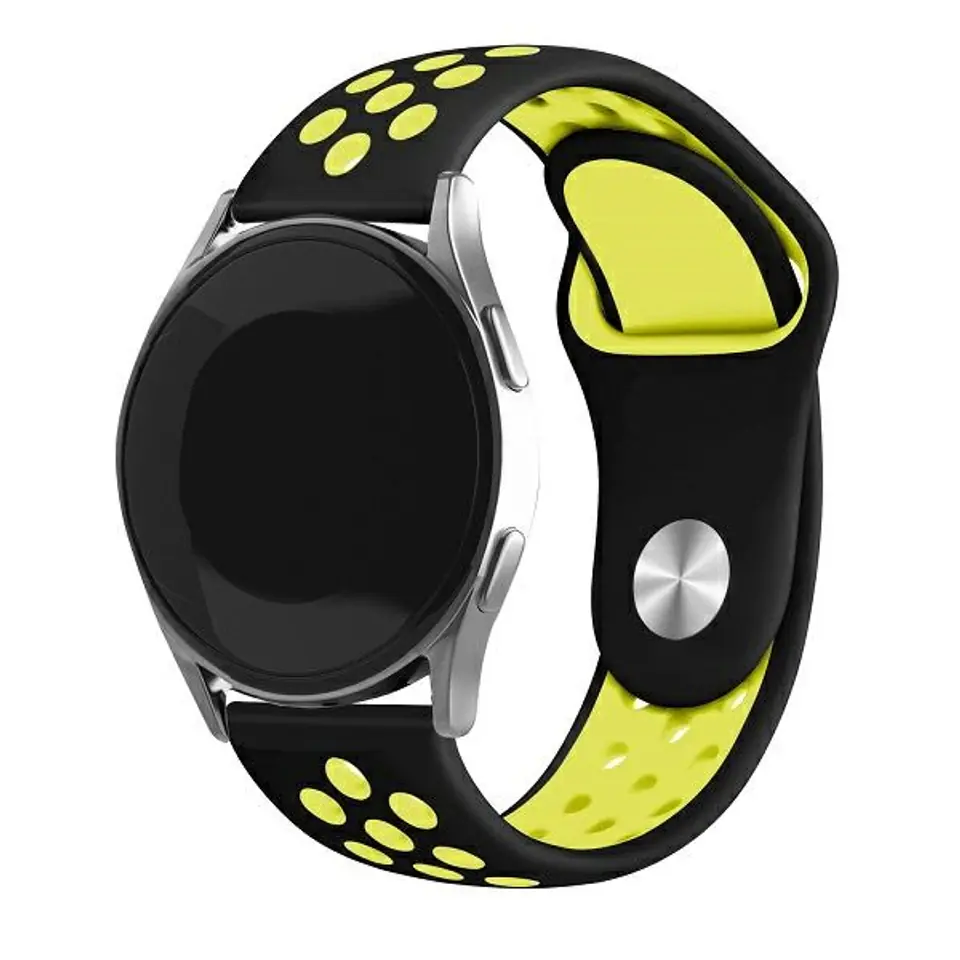 ⁨Beline pasek Watch 22mm Sport Silicone czarno-żółty black/yellow box⁩ w sklepie Wasserman.eu