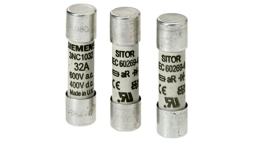 ⁨Wkładka topikowa cylindryczna SITOR aR 80A 660V 22x58mm 3NC2280 /5szt./⁩ w sklepie Wasserman.eu
