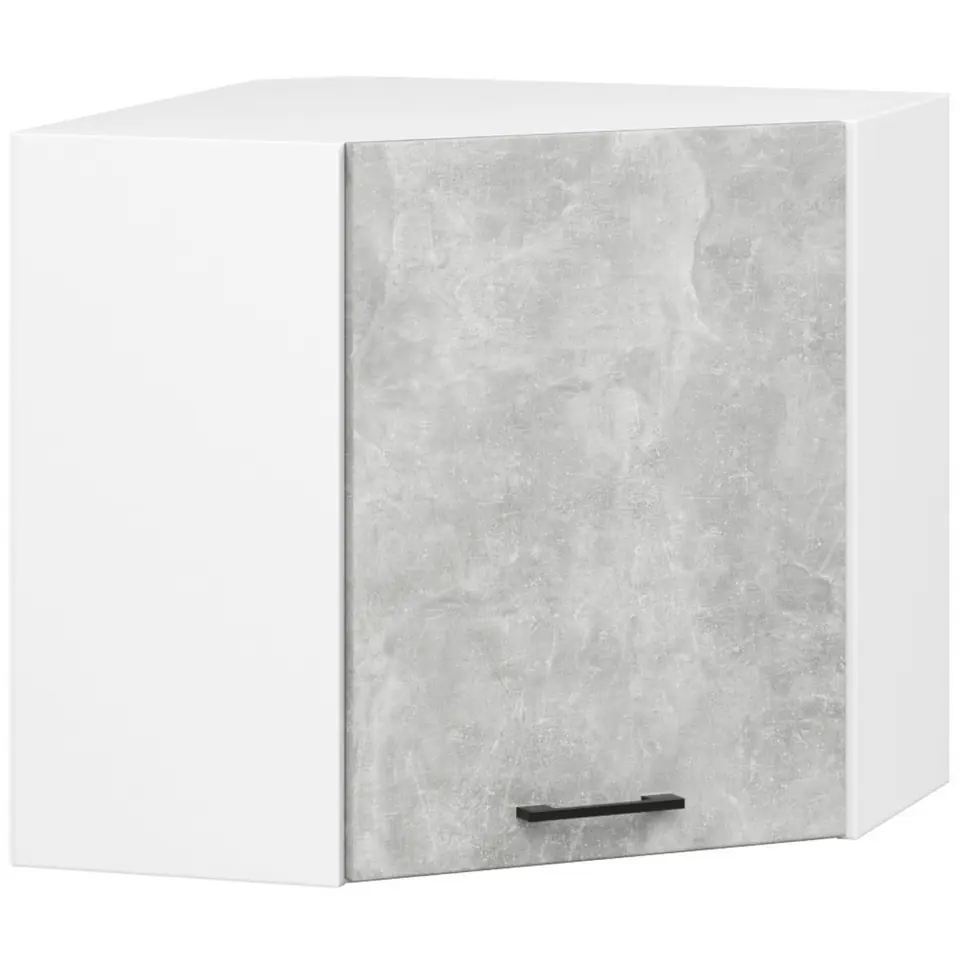 Szafka OLIWIA W60/60N H580 BIAŁA / BETON w sklepie Wasserman.eu