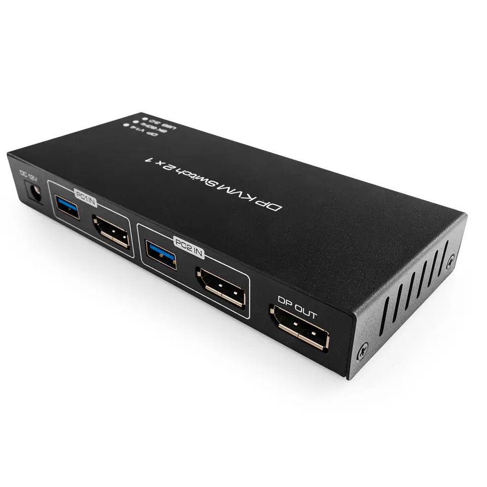 ⁨Switch KVM USB + DP Spacetronik SPD-KVM23 8K 60Hz⁩ w sklepie Wasserman.eu