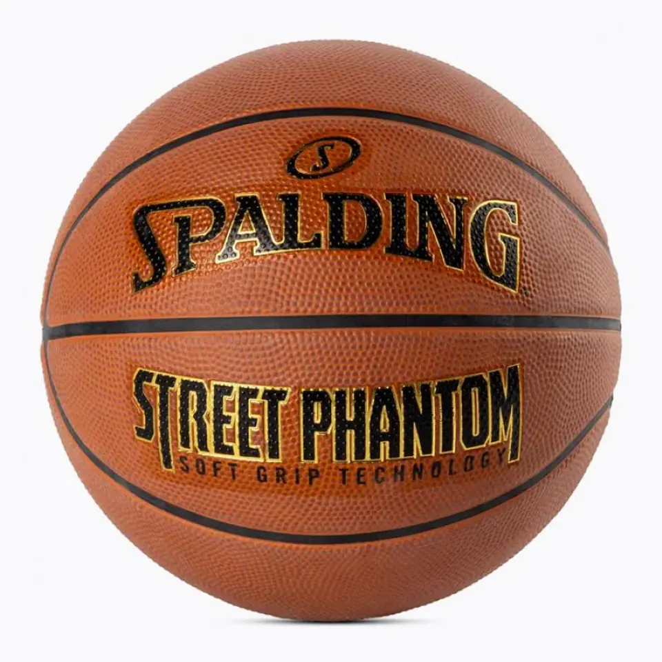 ⁨Piłka Spalding Phantom (kolor Brązowy. Pomarańczowy, rozmiar 7)⁩ w sklepie Wasserman.eu
