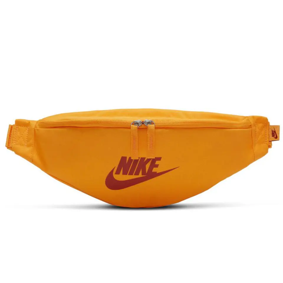 ⁨Saszetka, nerka Nike Heritage Waistpack DB0490 (kolor Żółty. Pomarańczowy)⁩ w sklepie Wasserman.eu