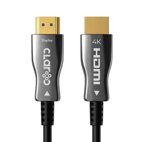 ⁨Claroc FEN-HDMI-20-100M optical HDMI cable AOC 2.0, 4K, 100 m⁩ at Wasserman.eu
