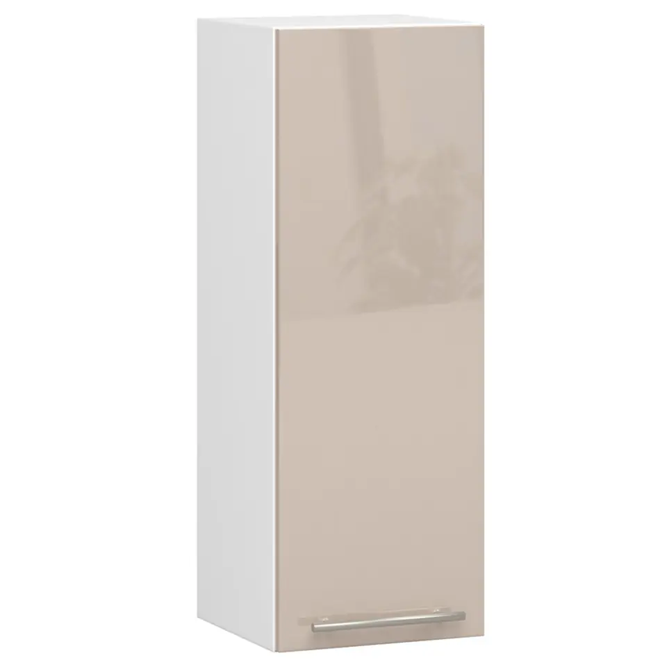 WISZĄCA SZAFKA KUCHENNA OLIWIA W 30cm BIAŁA-CAPPUCCINO POŁYSK H720 w sklepie Wasserman.eu