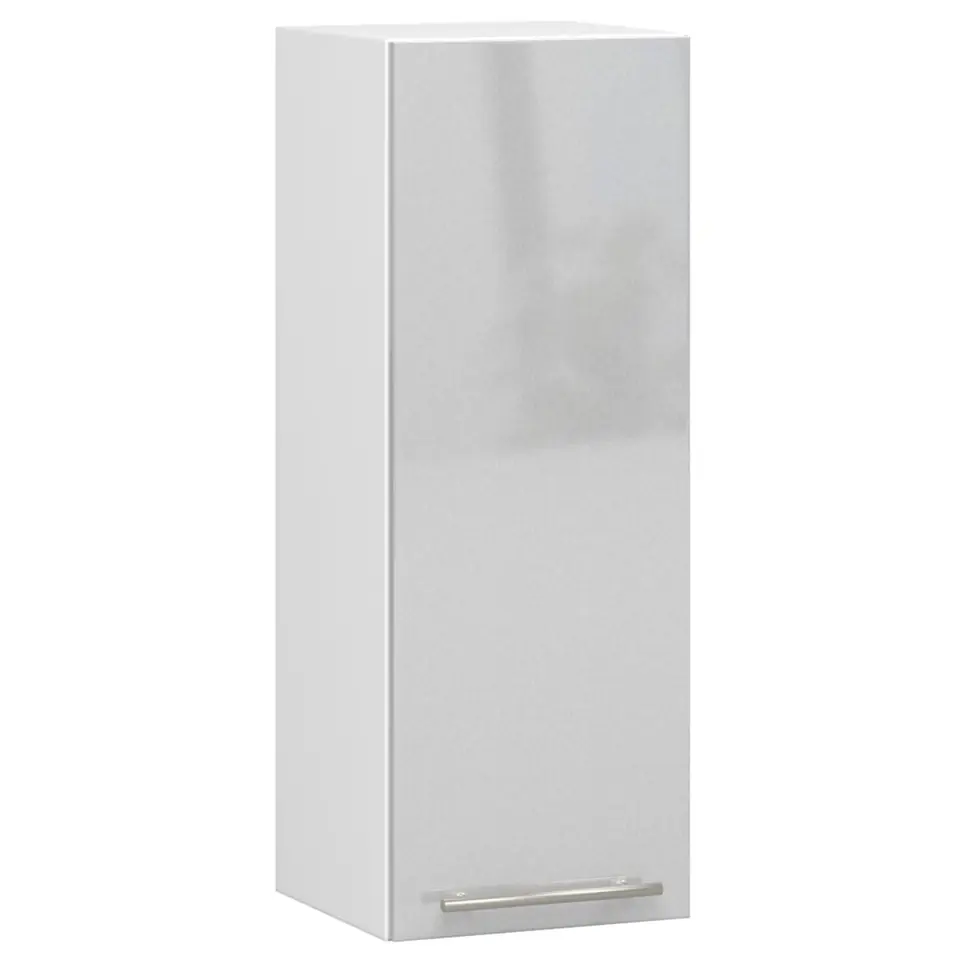 WISZĄCA SZAFKA KUCHENNA OLIWIA W 30cm BIAŁA-METALIK POŁYSK H720 w sklepie Wasserman.eu