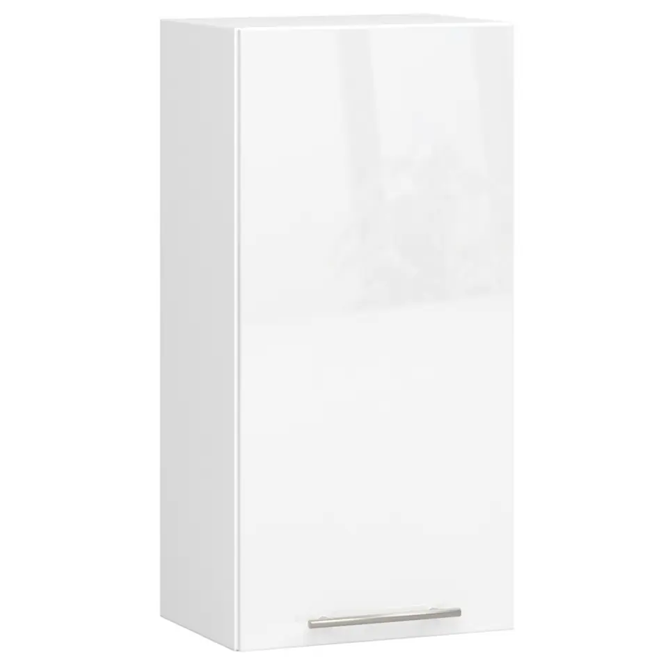 WISZĄCA SZAFKA KUCHENNA OLIWIA W 40cm BIAŁA-BIAŁY POŁYSK H720 w sklepie Wasserman.eu