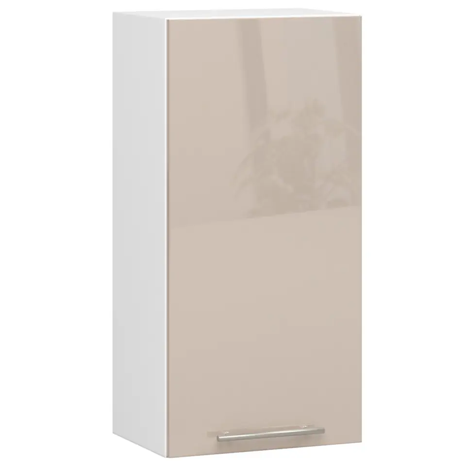 WISZĄCA SZAFKA KUCHENNA OLIWIA W 40cm BIAŁA-CAPPUCCINO POŁYSK H720 w sklepie Wasserman.eu