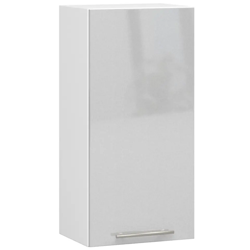 WISZĄCA SZAFKA KUCHENNA OLIWIA W 40cm BIAŁA-METALIK POŁYSK H720 w sklepie Wasserman.eu