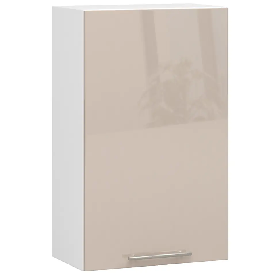 WISZĄCA SZAFKA KUCHENNA OLIWIA W 50cm BIAŁA-CAPPUCCINO POŁYSK H720 w sklepie Wasserman.eu