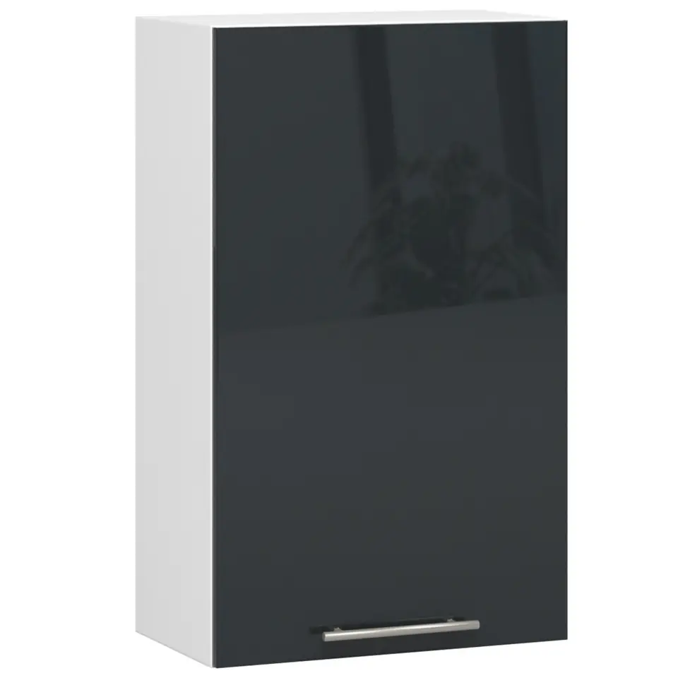 WISZĄCA SZAFKA KUCHENNA OLIWIA W 50cm BIAŁA-GRAFIT POŁYSK H720 w sklepie Wasserman.eu