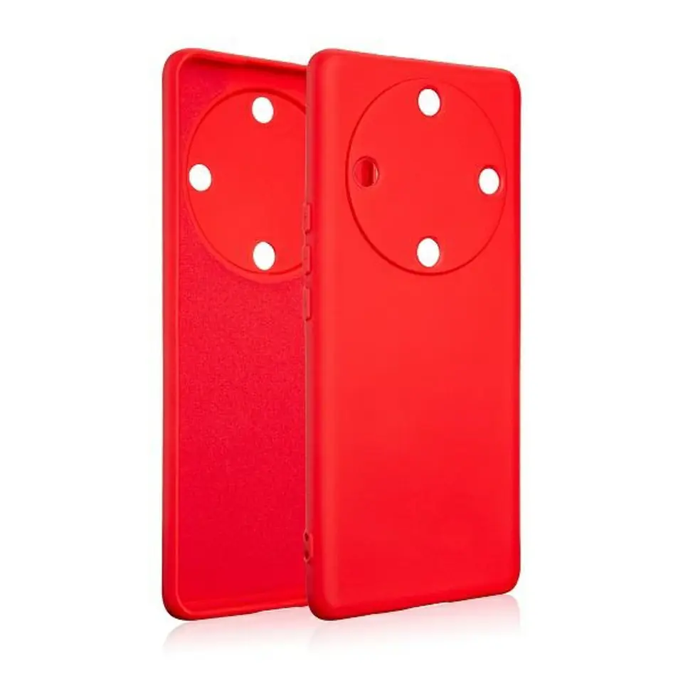 ⁨Beline Etui Silicone Honor Magic5 Lite czerwony/red⁩ w sklepie Wasserman.eu