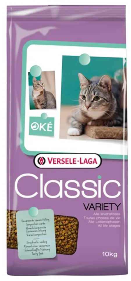 ⁨Versele Laga Classic Cat cats dry food Adult 10 kg⁩ at Wasserman.eu