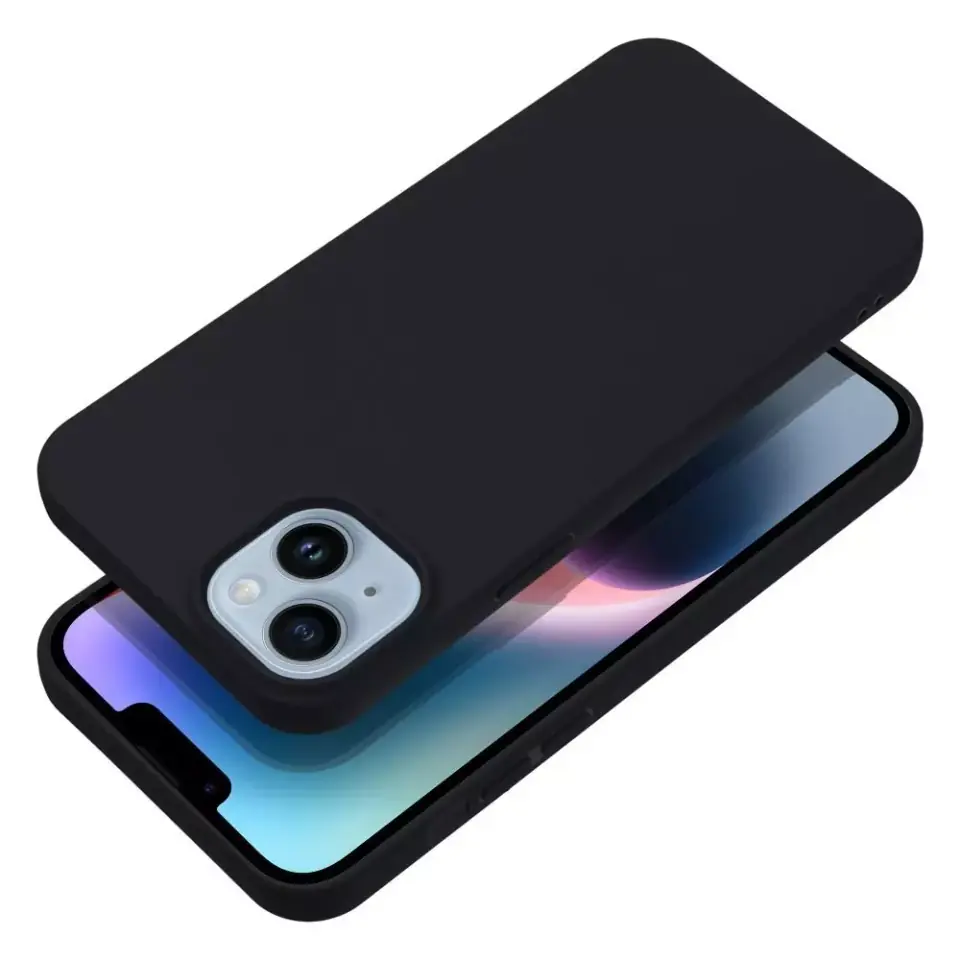 ⁨Etui futerał MATT do Apple iPhone 15 Pro Max czarny⁩ w sklepie Wasserman.eu