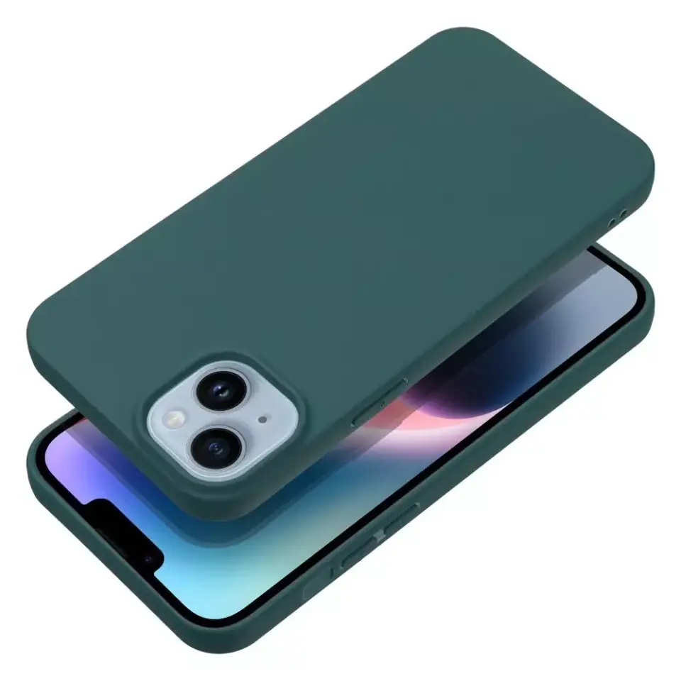 ⁨Etui futerał MATT do Apple iPhone 15 Pro Max ciemnozielony⁩ w sklepie Wasserman.eu