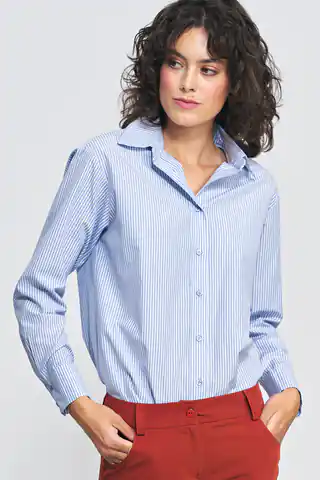 ⁨Koszula w paski - K70 (kolor paski, rozmiar 40)⁩ w sklepie Wasserman.eu