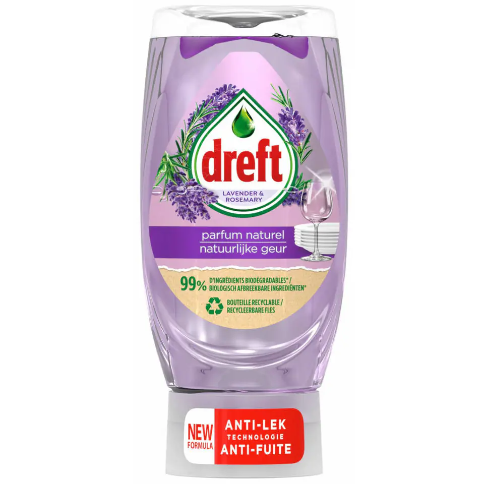 ⁨Dreft MaxPower Lavender&Rosemary Płyn do Naczyń 370 ml⁩ w sklepie Wasserman.eu