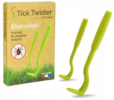 ⁨Kleszczołapki - przyrząd do usuwania kleszczy - haczyki 2szt⁩ w sklepie Wasserman.eu
