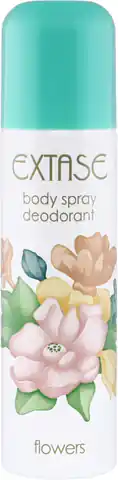 ⁨Extase Dezodorant body spray Flowers 150ml⁩ w sklepie Wasserman.eu