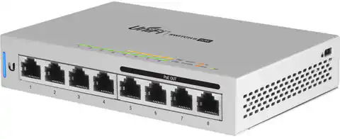 ⁨Ubiquiti Networks UniFi Switch 8 Managed Gigabit Ethernet (10/100/1000) Power over Ethernet (PoE) Grey⁩ at Wasserman.eu