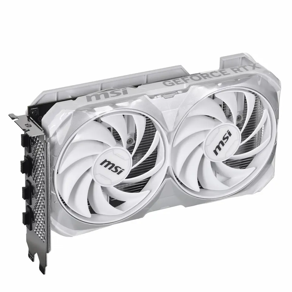 ⁨Karta graficzna MSI GeForce RTX 4060 VENTUS 2X WHITE 8GB OC⁩ w sklepie Wasserman.eu