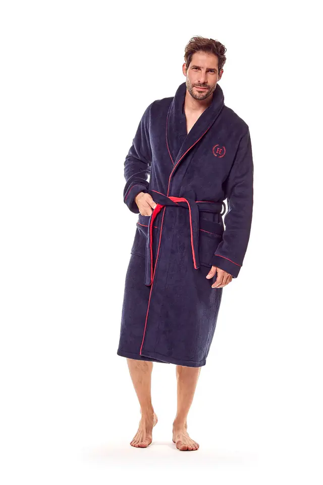 ⁨Bathrobe Got 36375-59X navy blue (size XL)⁩ at Wasserman.eu