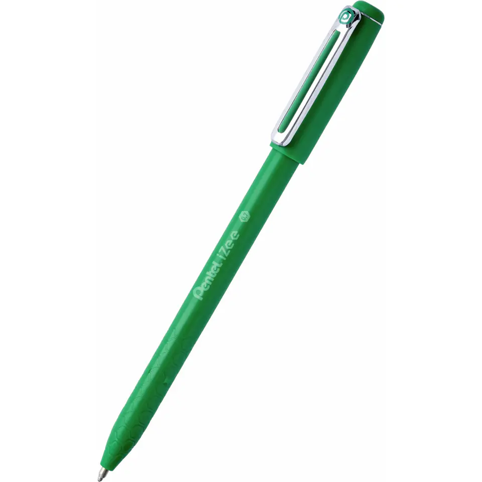 ⁨Długopis olejowy z nasadką IZEE BX457-D zielony PENTEL⁩ w sklepie Wasserman.eu