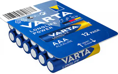 ⁨Alkaline batteries VARTA R3 (AAA) 12pcs HIGH ENERGY⁩ at Wasserman.eu