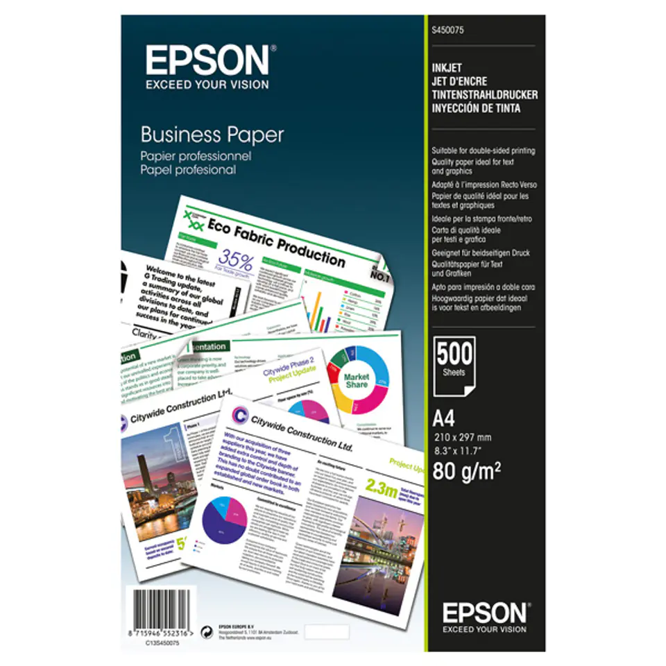 ⁨Business Paper 80gsm 500 sheets⁩ at Wasserman.eu