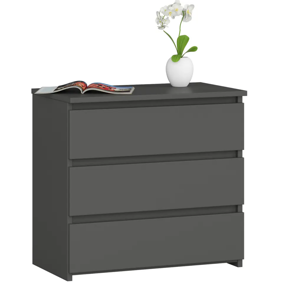 KOMODA CL3 3SZ CLP PK GRAFIT SZARY w sklepie Wasserman.eu
