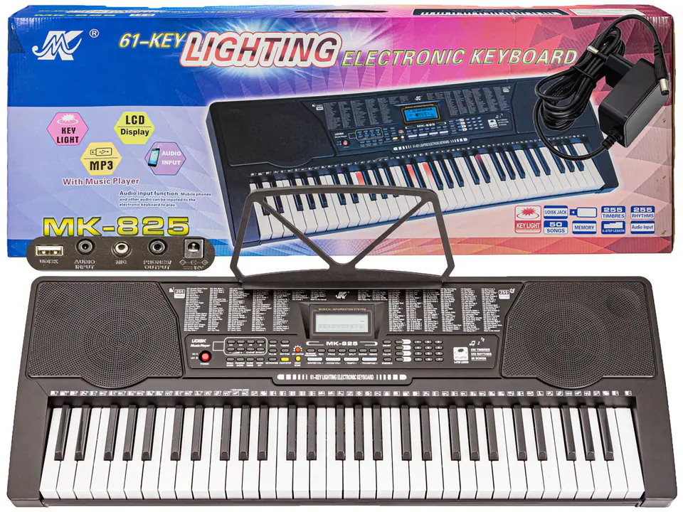 ⁨Keyboard MK-825 - organ With Playing Learning Function⁩ at Wasserman.eu