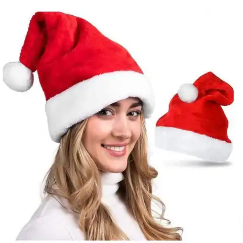 ⁨Czapka Świętego Mikołaja Boże Narodzenie KSN66⁩ w sklepie Wasserman.eu