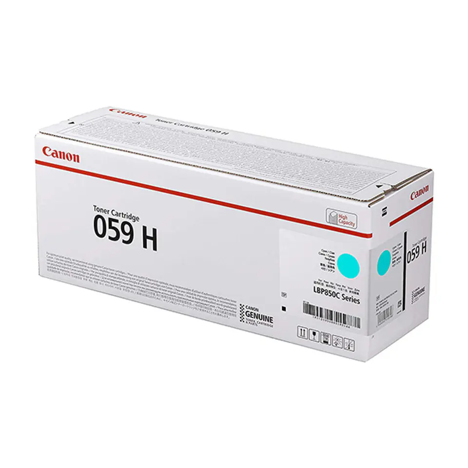 ⁨Canon oryginalny toner 059 H C, 3626C001, cyan, 13500s, high capacity⁩ w sklepie Wasserman.eu