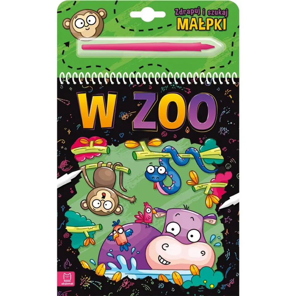 Zdrapuj i szukaj małpki w zoo w sklepie Wasserman.eu