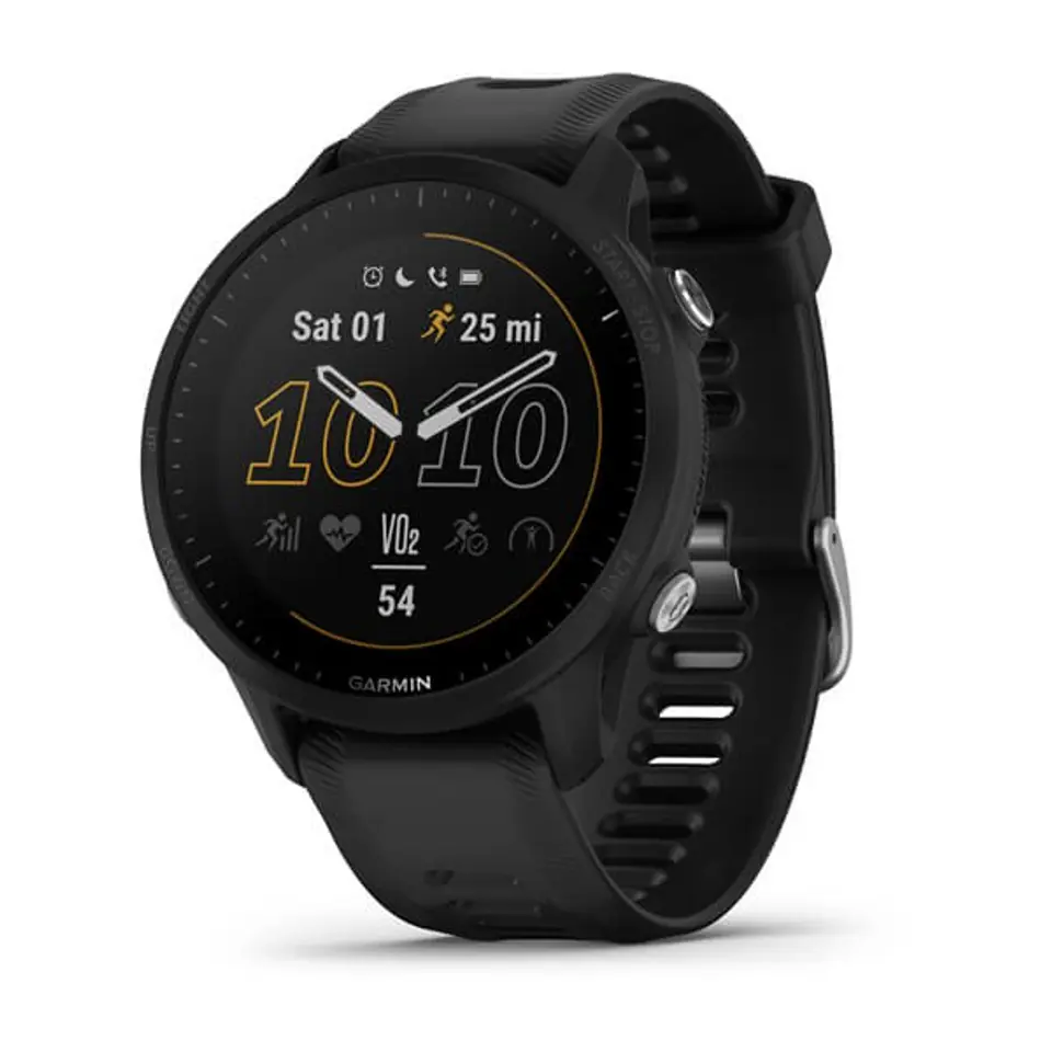 ⁨Garmin Forerunner 955 3.3 cm (1.3") LCD Digital 260 x 260 pixels Touchscreen Black Wi-Fi GPS (satellite)⁩ at Wasserman.eu