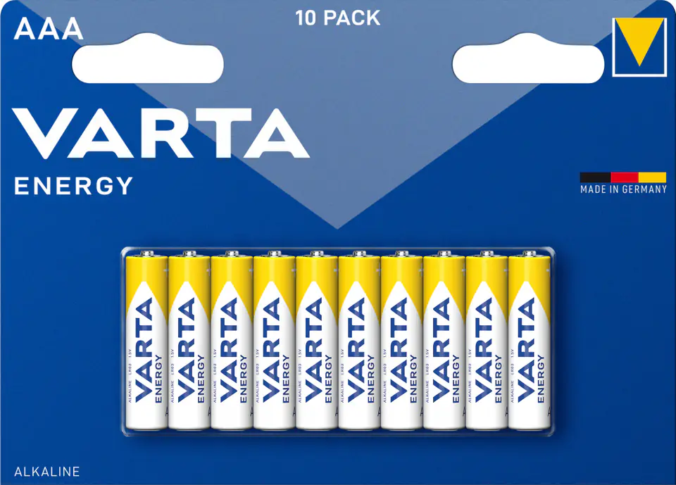 ⁨VARTA R3 (AAA) ALKALINE BATTERIES 10pcs longlife⁩ at Wasserman.eu