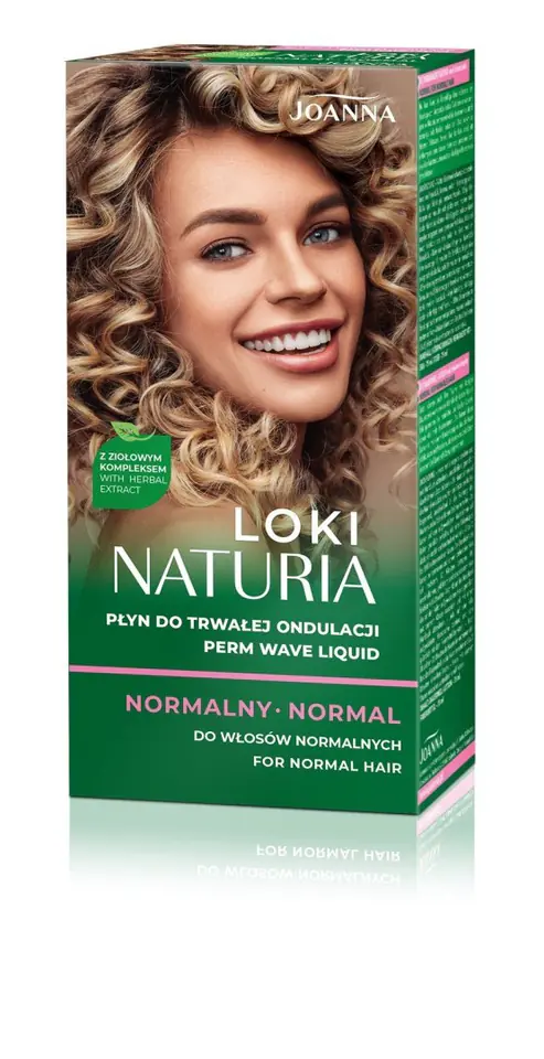 ⁨JOANNA Naturia Loki Płyn do trwałej ondulacji - normalny 1op.⁩ w sklepie Wasserman.eu