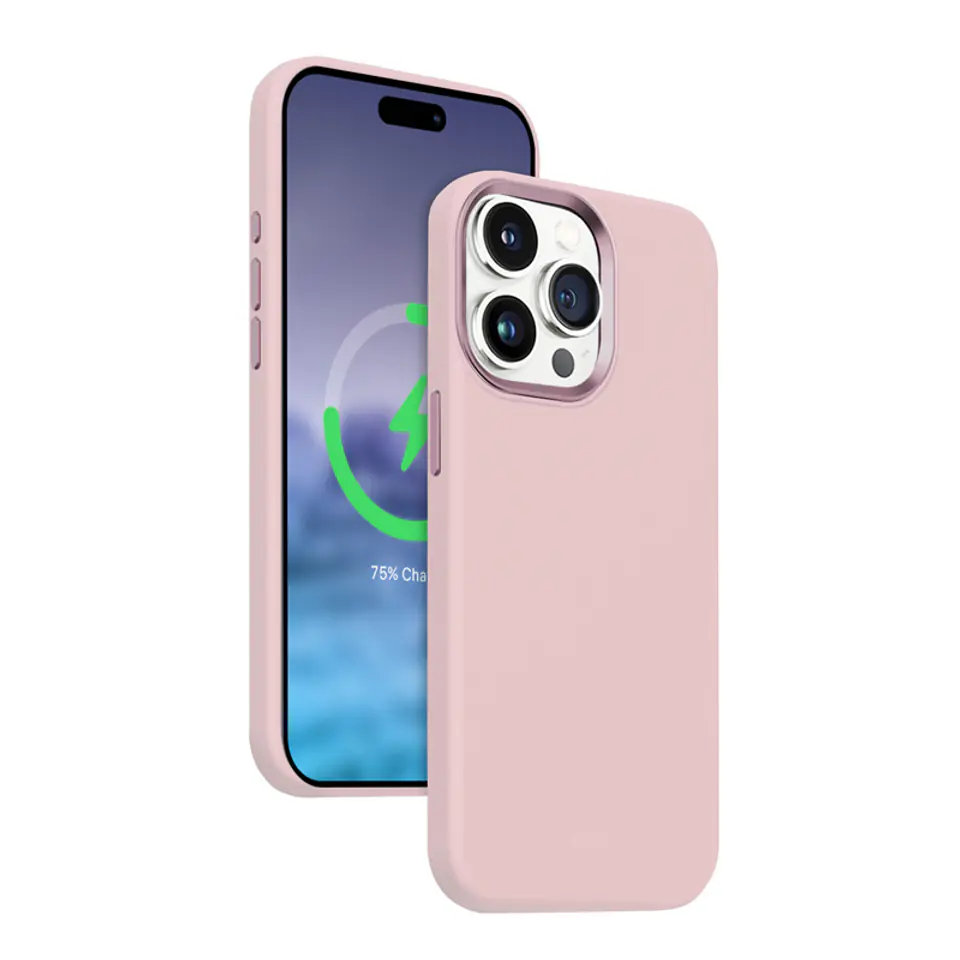 ⁨Crong Color Cover LUX Magnetic - Etui iPhone 15 Pro MagSafe (różowy)⁩ w sklepie Wasserman.eu