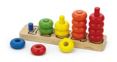 ⁨Viga Toys - Wooden game learn to count⁩ at Wasserman.eu