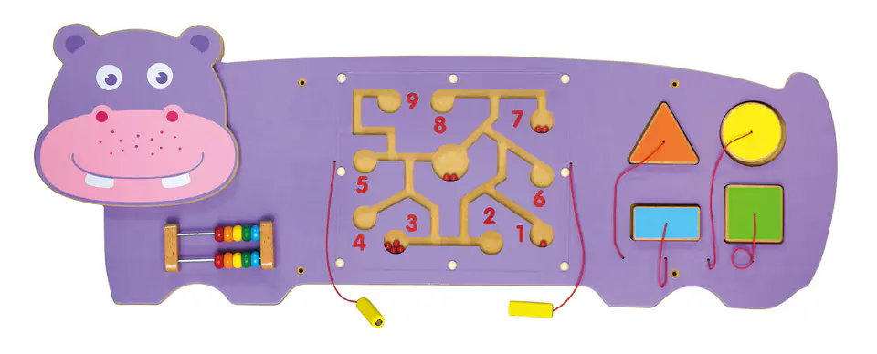 ⁨Viga 50470 Sensory Manipulative Board - Hippopotamus⁩ at Wasserman.eu