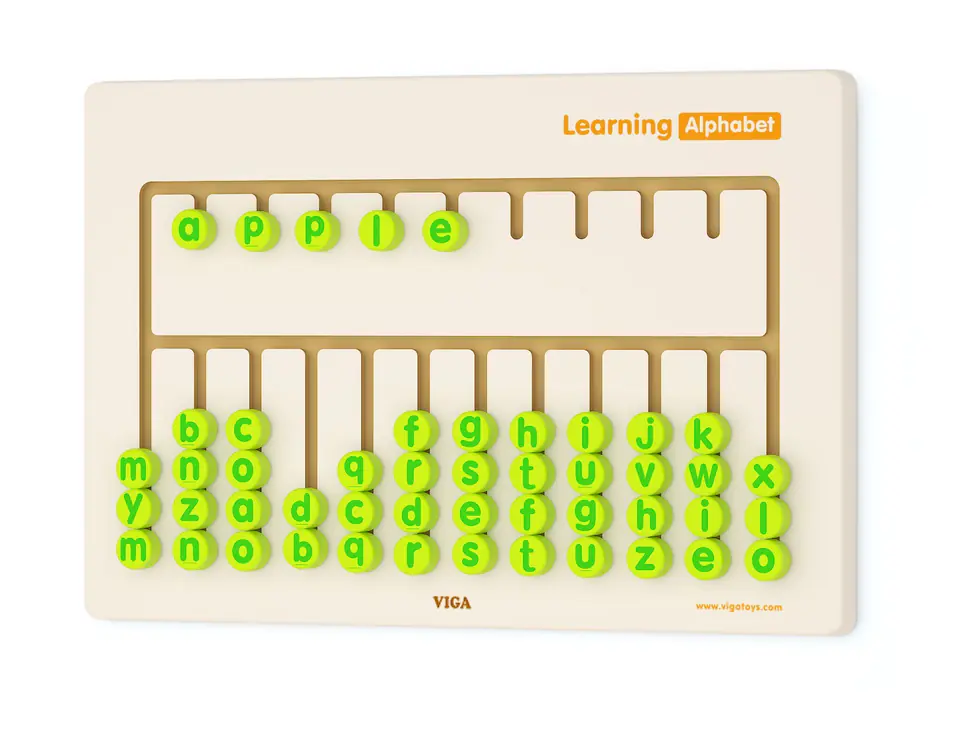 ⁨Viga 50674 Sensory board - learning the alphabet⁩ at Wasserman.eu
