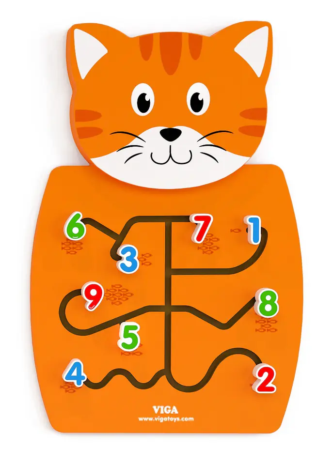 ⁨Viga 50676 Sensory Manipulation Board - Kitten⁩ at Wasserman.eu