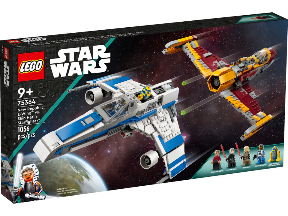 ⁨LEGO Star Wars E-Wing Nowej Republiki kontra Myśliwiec Shin Hati 75364⁩ w sklepie Wasserman.eu