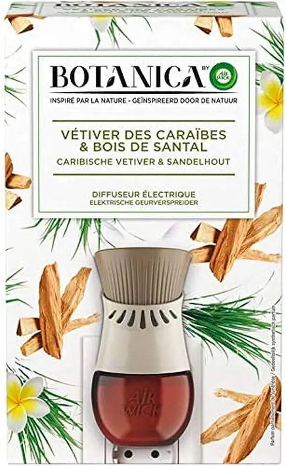 Air Wick Botanica Caribische Vetiver&Sandelhout Dyfuzor+wkład 19 ml w sklepie Wasserman.eu
