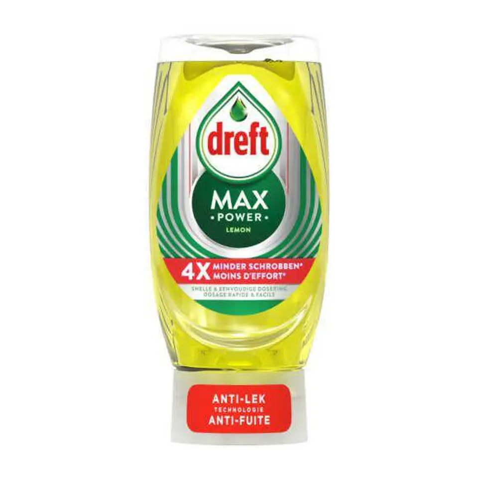 ⁨Dreft MaxPower Lemon Płyn do Naczyń 370 ml⁩ w sklepie Wasserman.eu