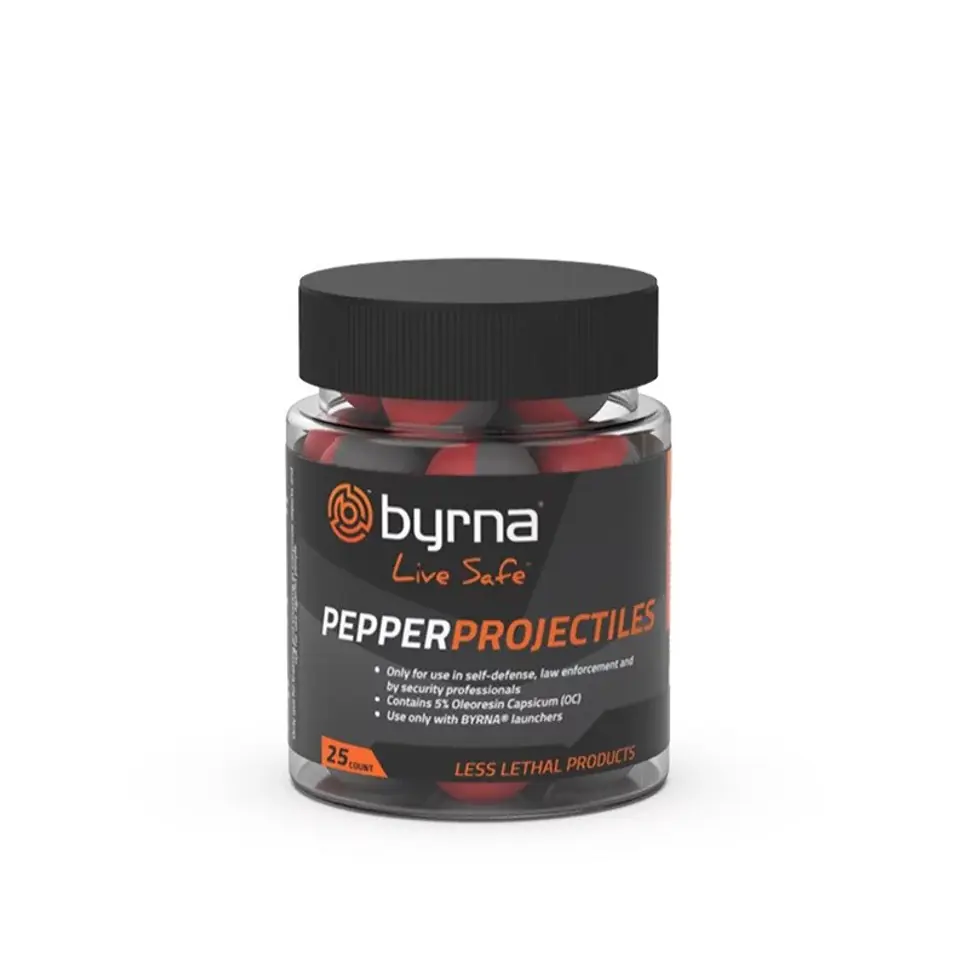 ⁨Kule pieprzowe BYRNA PEPPER k.68 25 szt do BYRNA (JB68305-1)⁩ w sklepie Wasserman.eu
