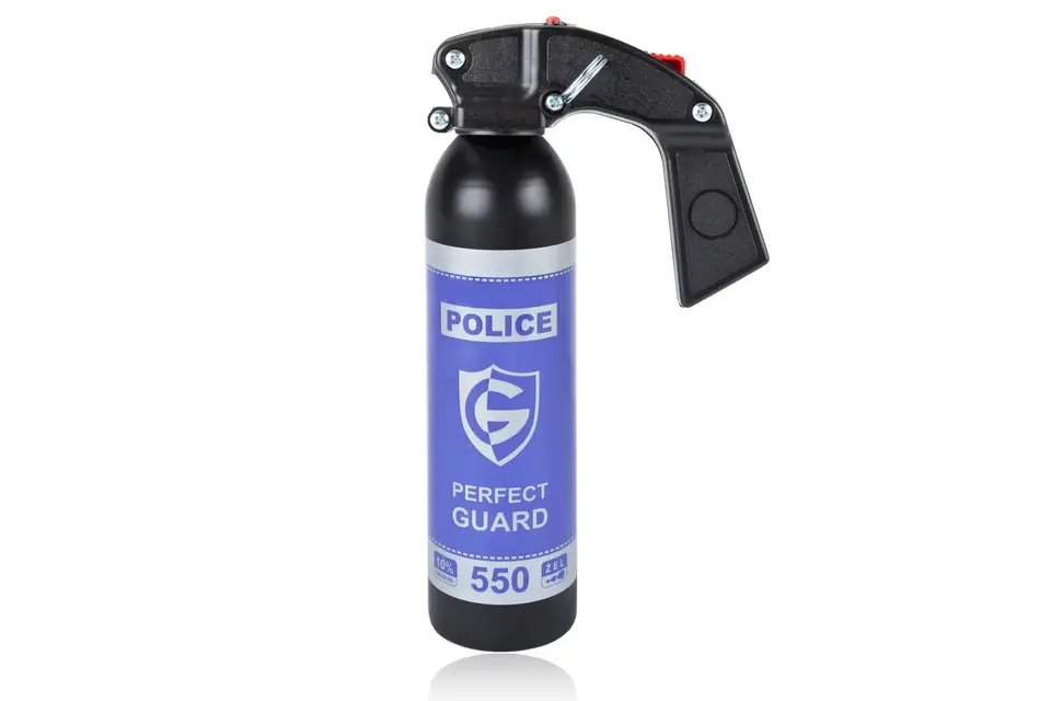 ⁨Pepper gas POLICE PERFECT GUARD 550 - 480 ml. gel - extinguisher (PG.550)⁩ at Wasserman.eu
