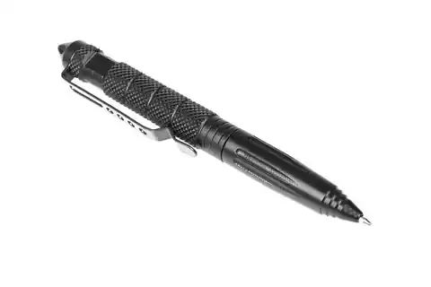 ⁨Długopis taktyczny GUARD Tactical Pen Kubotan ze zbijakiem do szyb (YC-008-BL)⁩ w sklepie Wasserman.eu